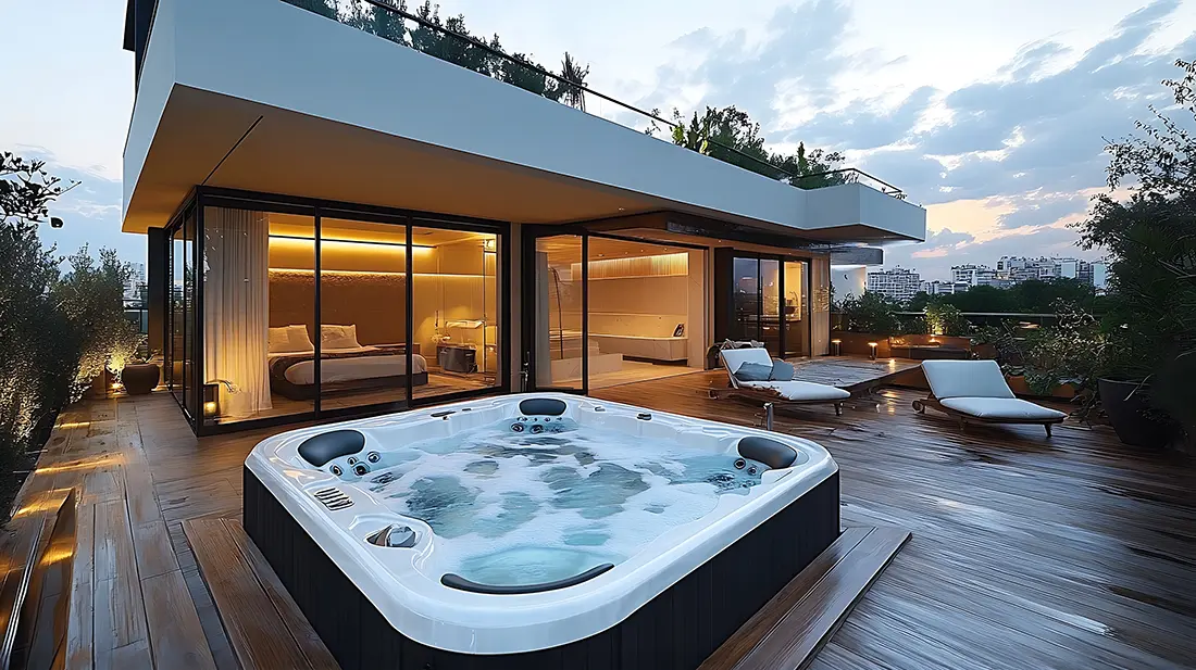 Entretien de spa semi enterré à Fréjus, Le Luc, Le Muy, Draguignan, Fayence, Saint-Raphaël, Saint-Tropez