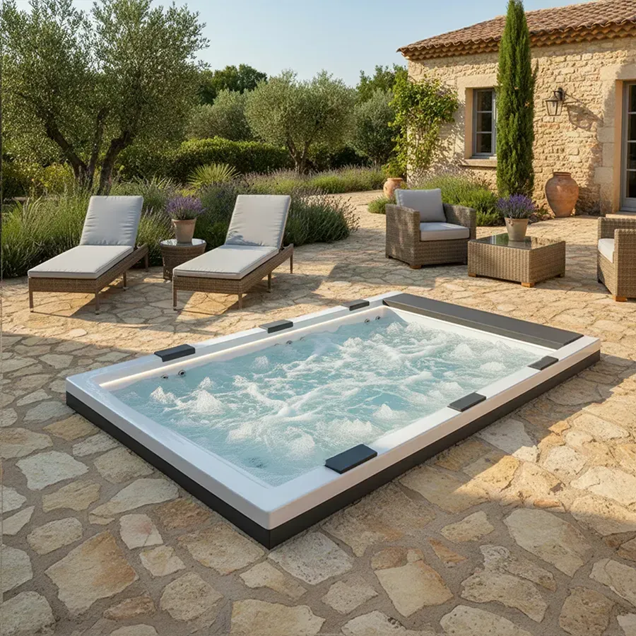 Spa jacuzzi Giovanni Riboli Signature XL Cannes, Juan-les-Pins, Antibes, Le Tanneron, Grasse