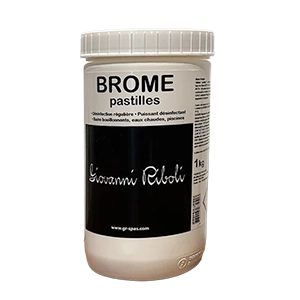 Produit de traitement au brome pour spa Giovanni Riboli à Fréjus