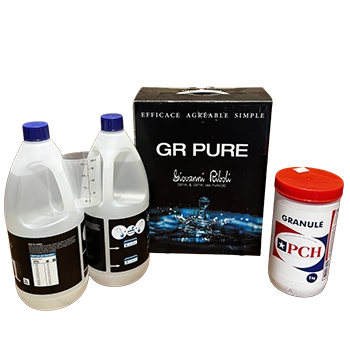 Kit complet traitement eau Pack GR Pure et PCH pour spa de luxe dans le Var