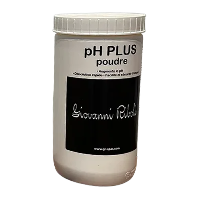 Produit pH Plus haute performance pour ajustement de l'alcalinité eau de spa